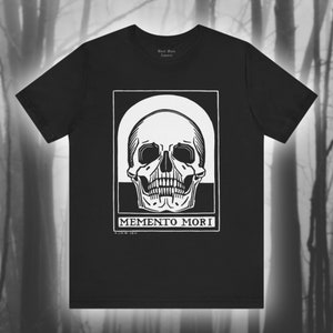 Memento Mori, Danse Macabre T-shirt, Skull Shirt, Dance of Death Tshirt, Gothic T shirt, Skeleton, Goth Unisex Jersey Short Sleeve Tee
