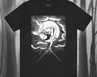 The Ancient of Days, William Blake Shirt, Poetry T-shirt, Vintage Art, Bookworm Gift, Classic Literature  Unisex Jersey Short Sleeve Tee