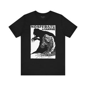 Nosferatu I, Horror Movie T-shirt, Silent Film Tshirt, Classic Movie Shirt, Vintage Gothic Art, Cinema Unisex Jersey Short Sleeve Tee