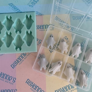 3D Ghost Halloween Home Bargains size individual melt mould