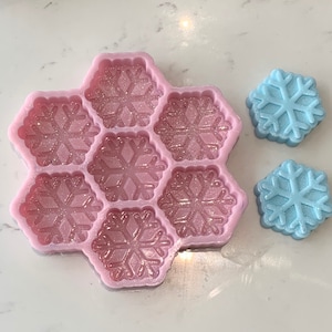 Snowflake wax melt silicone mould