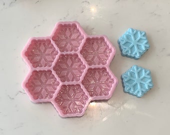 Snowflake wax melt silicone mould