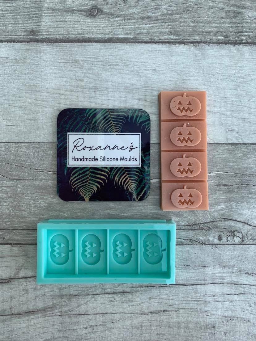 Halloween Pumpkin Wax Snap Bar Mould Etsy
