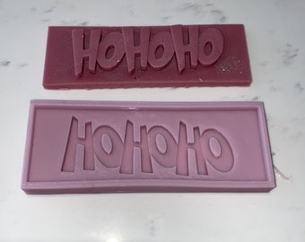 HO HO HO wax melt silicone mould
