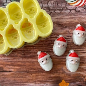 3D Santa Father Christmas Home Bargains size individual melt mould