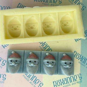 3D Father Christmas Snap Bar mould