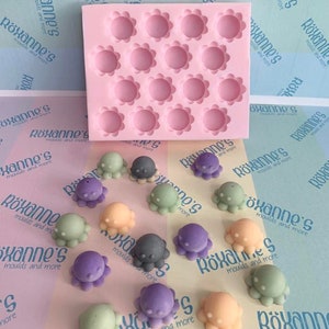 Home Bargains size Octopus individual wax melt silicone mould