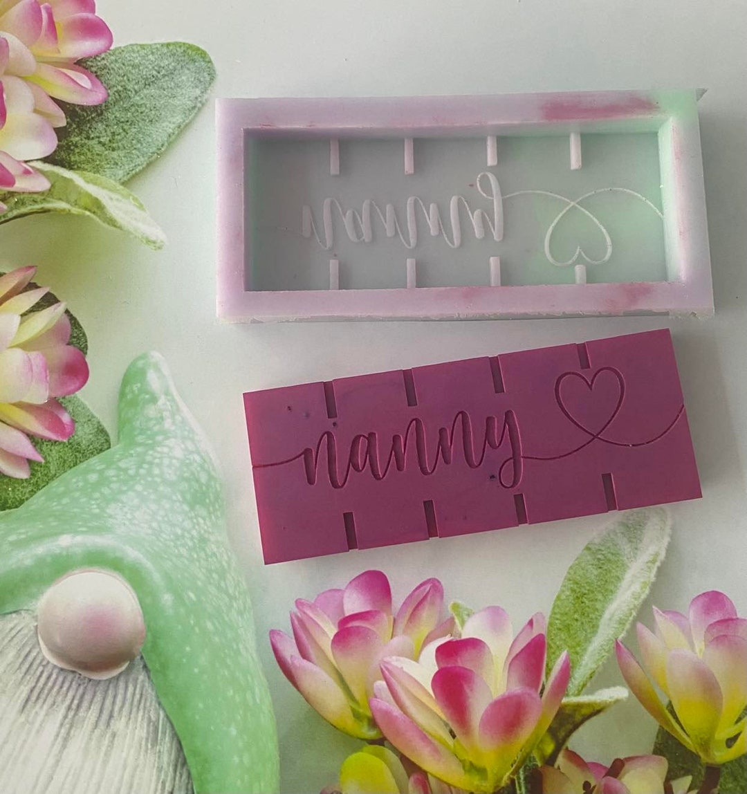 Nanny Wax Melt Bar Silicone Mould Food Safe Option Available Etsy