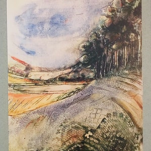 LANDSCAPE, Art map, Ceramic painting
