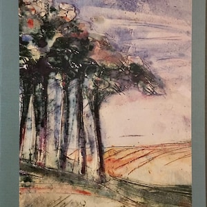 LANDSCAPE Art map, ceramic picture