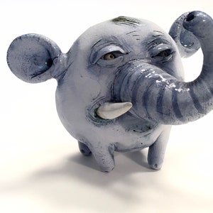 ELEPHANT ceramic, blue