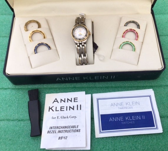 anne klein interchangeable watch