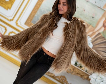 MOONSUN ■ MJ S2 Ostrich Hair Crop Jacket Designer fashion, Seoul-fully created | W Concept
