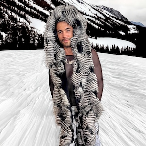 Women's Faux Fur Capes for Burning Man, EDC, Raves, Festival Fashion –  Furrocious Furr