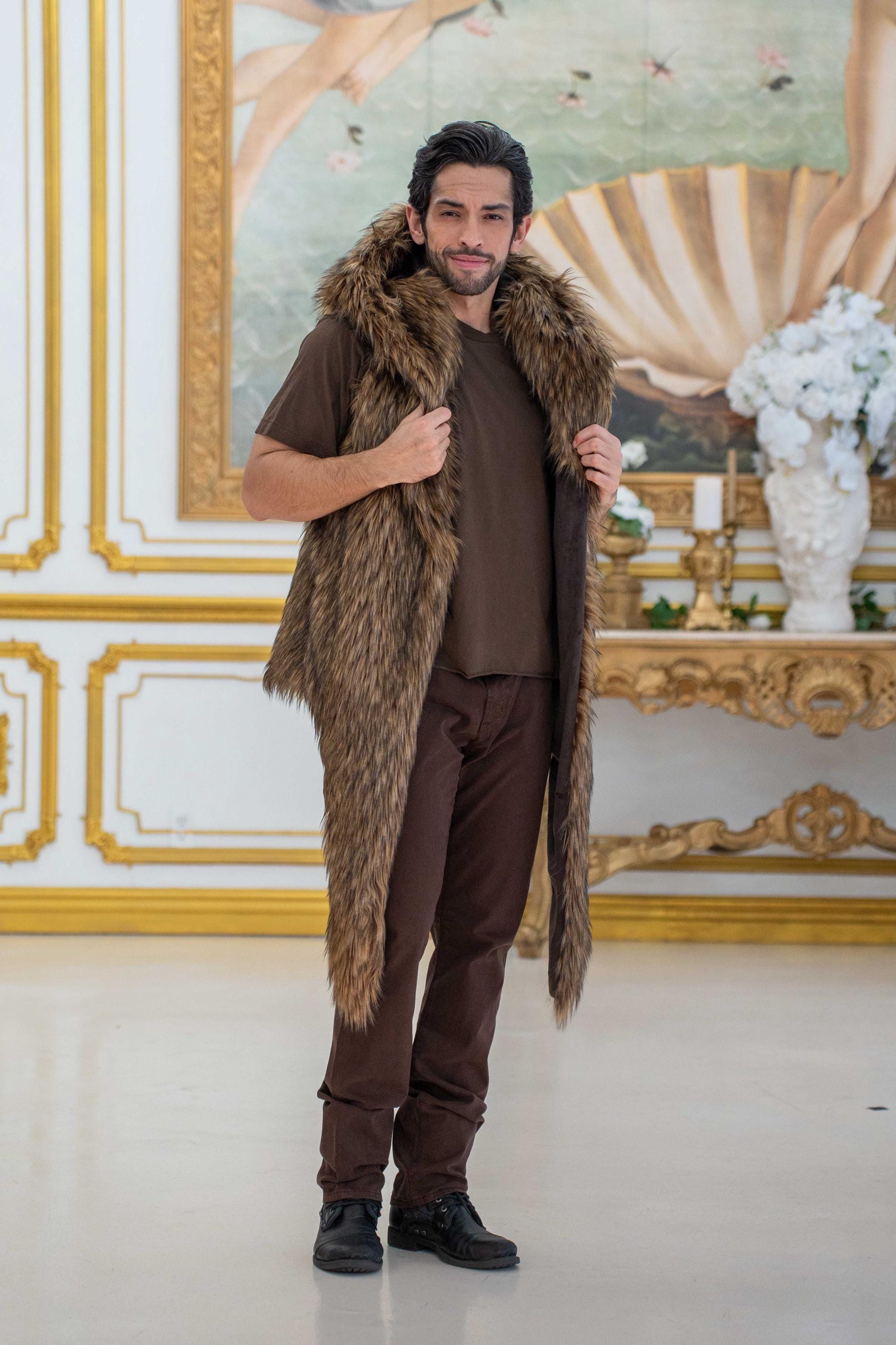Generation Love Rosario Chevron Faux-Fur Vest | Saks Fifth