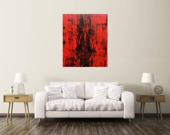 Original abstract artwork on canvas ready to hang 140x100cm #574