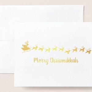 Hanukkah/Cartolina di Natale, Interreligioso, Chrismukkah, Lamina d'oro