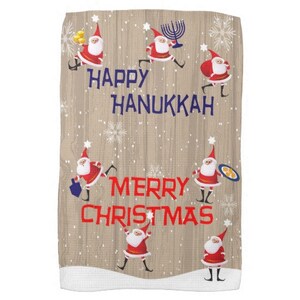 Kitchen Towel - Hanukkah & Christmas