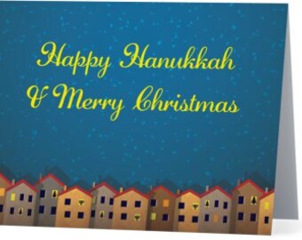 Interfaith Hanukkah/Christmas Holiday Card