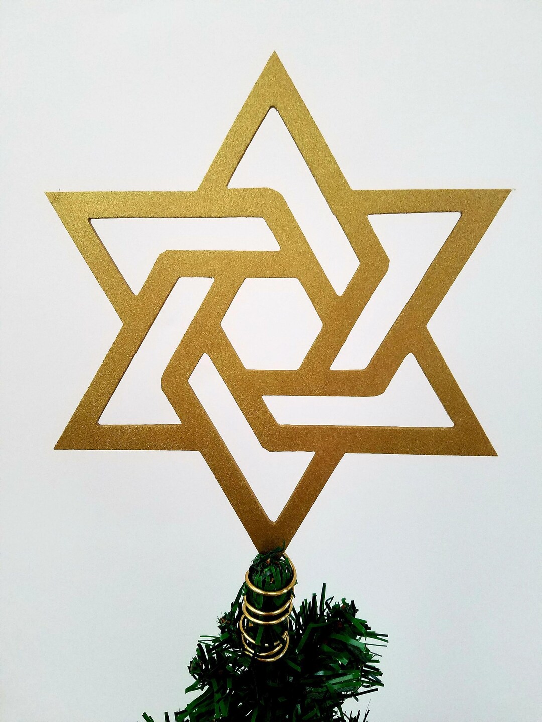 Gold Tree Topper Star of David for Christmas/hanukkah Etsy
