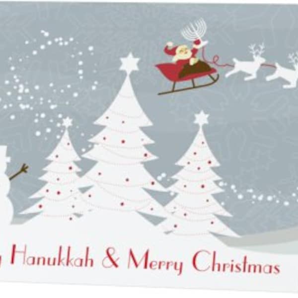 Interfaith Hanukkah/Christmas Holiday Card