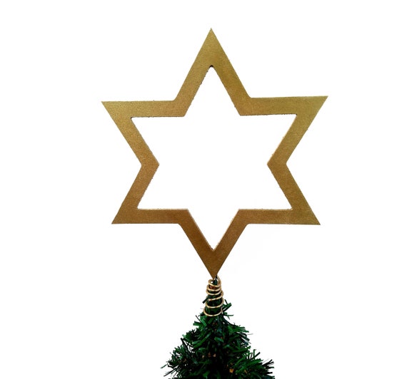 Star Of David Christmas Tree Topper Fepitchon