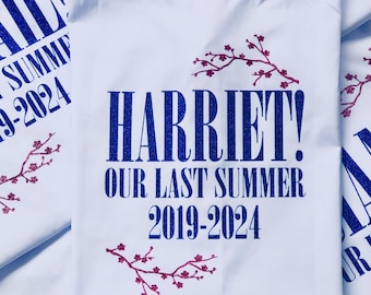 Personalised Leavers Shirt Iron On Our Last Summer Leavers Day personalised-leavers-shirt-iron-on-our-last-summer-leavers-day