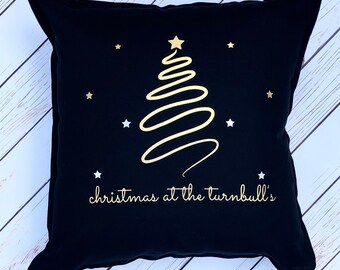 Personalised Christmas Cushion, Family Christmas Cushion, Christmas Décor, Christmas Gift, Family Christmas Gift, Christmas Cushion,