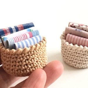 Miniature laundry set, 1/12 one inch scale, handmade