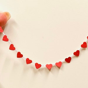 Miniature banner, Valentine, hand made 1:12 scale