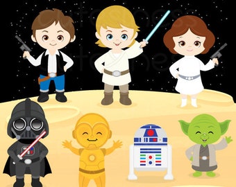 Space Wars Digital Clipart / Space wars clipart / Instant Download