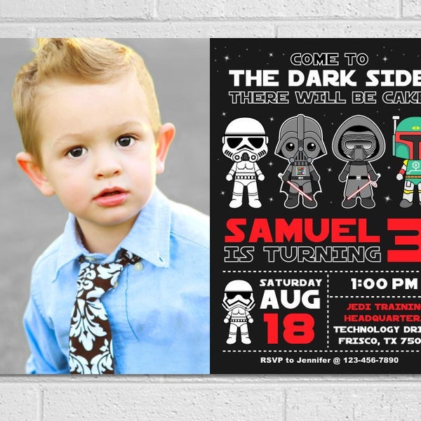 Star Wars Einladung, Star Wars Geburtstag, Star Wars Einladung, Star Wars Party, Star Wars Printable, Star Wars Karte, Star Wars Digital