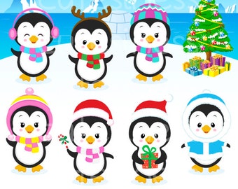 penguin graphics etsy