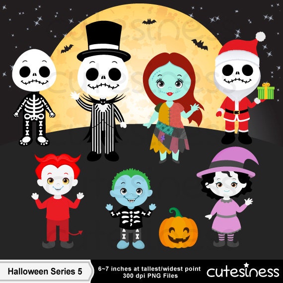 HALLOWEEN Digital Clipart, Halloween Clipart