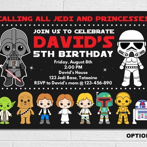 Galaxy wars invitation, Star Wars Birthday invitation, Boys invite, Children Invitation, INSTANT DOWNLOAD, Templates, Editable Invitation