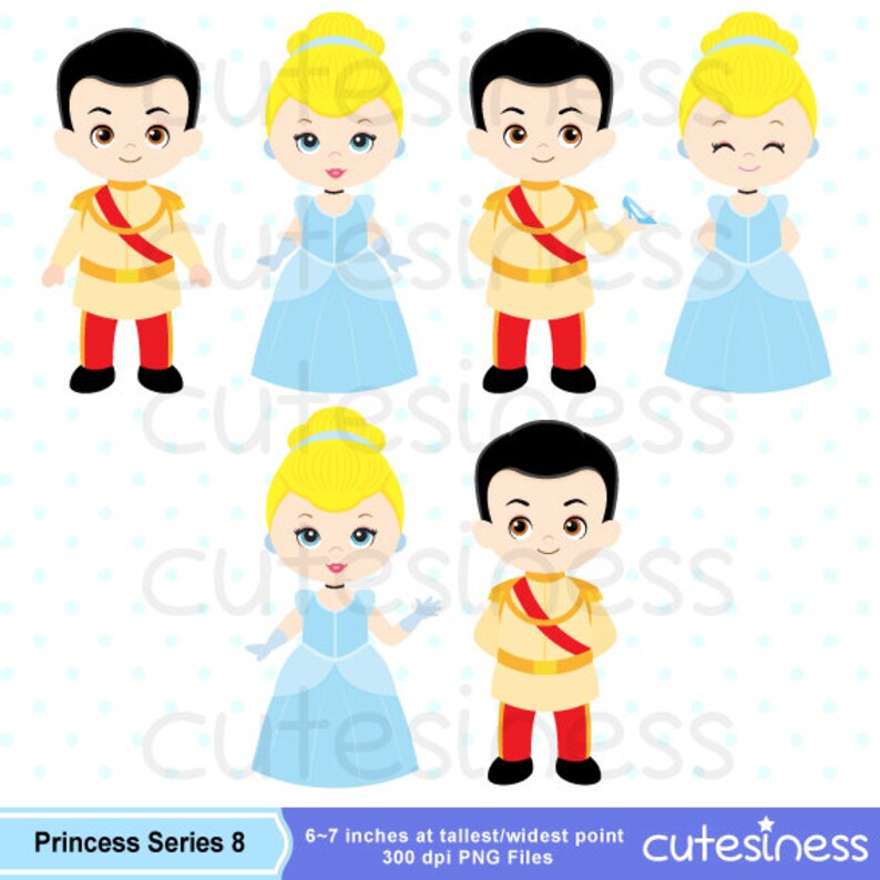 Cinderella Clipart Fairytale Princess Cinderella Digital image 2