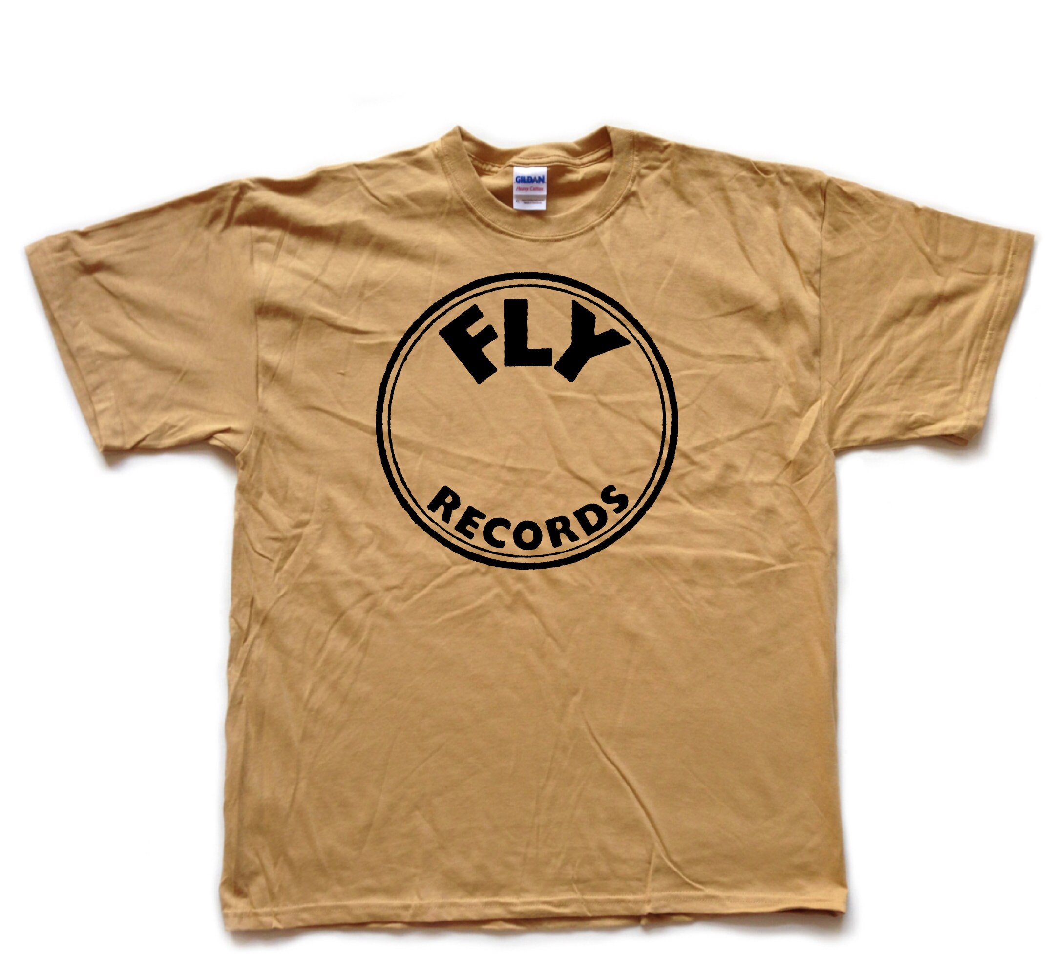 Image of Fly Records Screenprinted Record Label T Shirt
