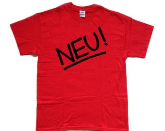 NEU! German KRAUTROCK / electronica tribute T Shirt