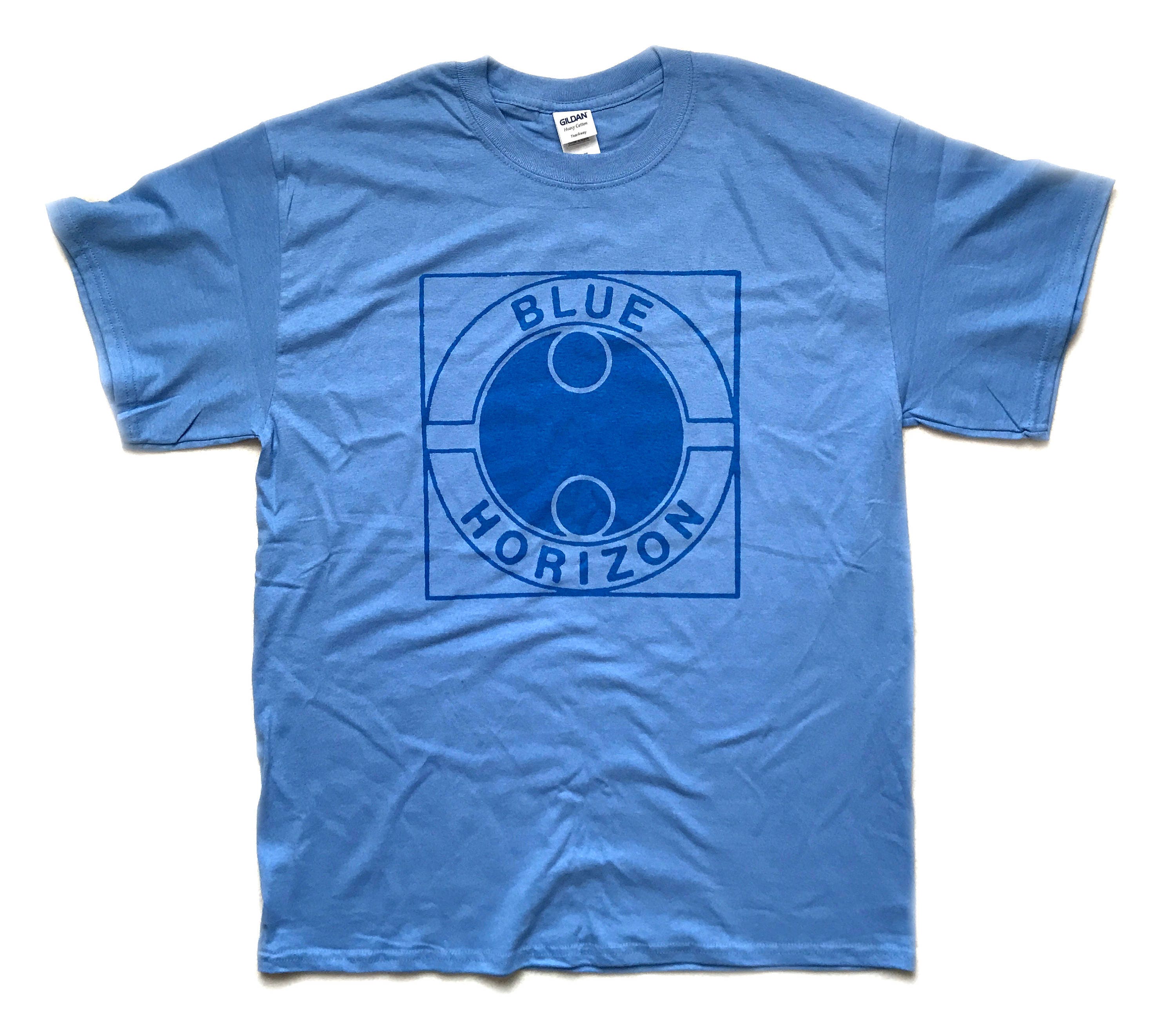 Image of Blue Horizon Record Label Screenprinted Tribute T Shirt