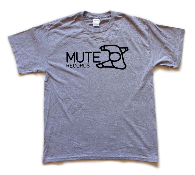 MUTE RECORDS Screenprinted Tribute T Shirt Etsy