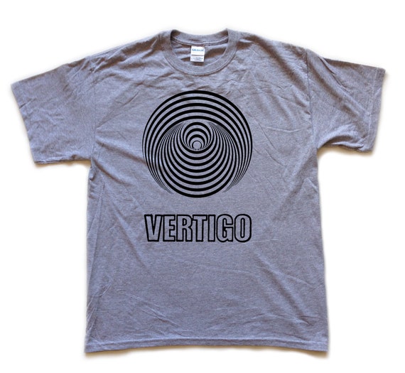 VERTIGO SWIRL Record Label Screenprinted Tribute T Shirt - Etsy