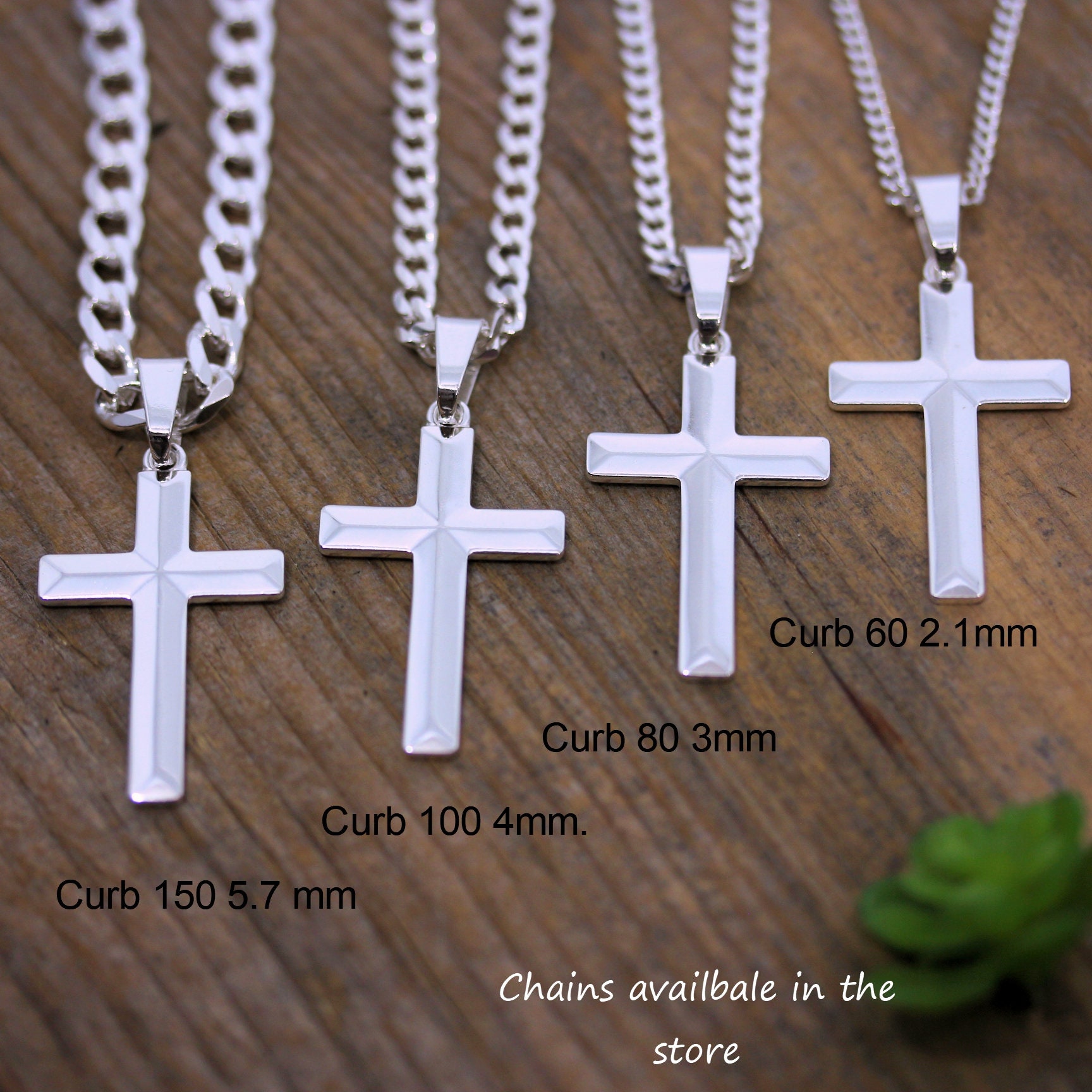 Cross Necklace For Men M MOOHAM Stainless Steel Cross Pendant