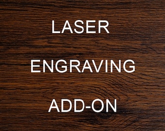 ADD-ON Laser Engraving Service. Please contact me before adding this service, no all Crosses can be engraved