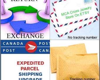 CANADA Shipping upgrade. PRIORITY Tracking Number Included