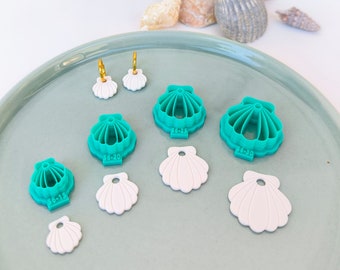 R056 Shell cookie cutter l Polymer clay cookie cutter l Clay cutter l Fimo cookie cutter l Clay cutter l Earring mold