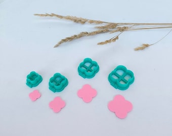 R052 Flower cookie cutter l Polymer clay cookie cutter l Clay cutter l Fimo clay cookie cutter l Clay cutter l Earring mold