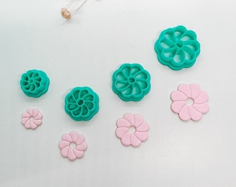 R019 Flower cookie cutter l Polymer clay cookie cutter l Clay cutter l Fimo clay cookie cutter l Clay cutter l Earring mold