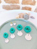 R056 Seashell cookie cutter | Polymer clay cookie cutter | Clay cutter | Fimo cookie cutter | Clay cutter | Earring mold product logo