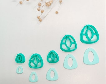 R022 Cookie cutter l Polymer clay cookie cutter l Clay cutter l Fimo clay cookie cutter l Clay cutter l Earring mold