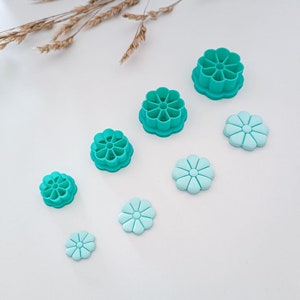 R010 Flower cookie cutter l Polymer clay cookie cutter l Clay cutter l Fimo clay cookie cutter l Clay cutter l Earring mold